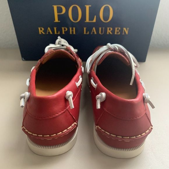 POLO RALPH LAUREN Merton Red Classic Leather - Picture 6 of 13